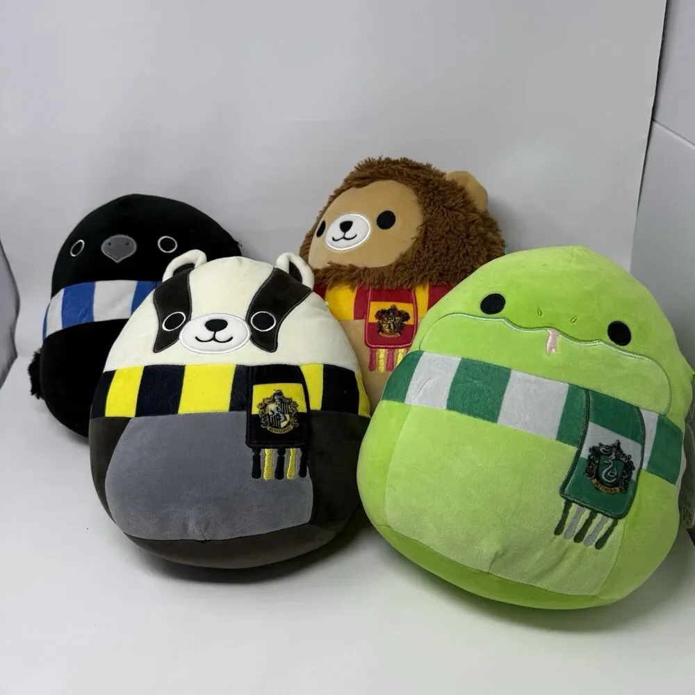 Harry Potter Squishmallows 10” Set (Gryffindor Ravenclaw Slytherin Hufflepuff)